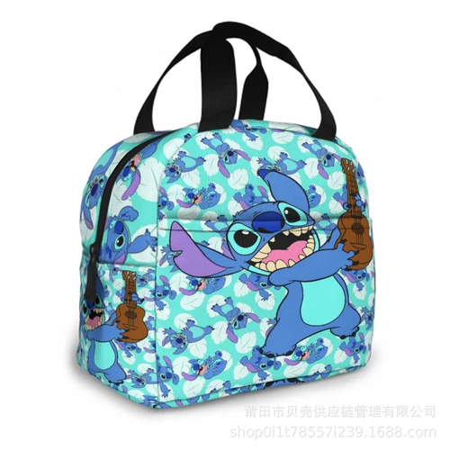 Lilo Stitch Cartoon Galaxy Lunch Bag Insulated Student Snack Picnic Xmas Gift AU - Picture 17 of 55
