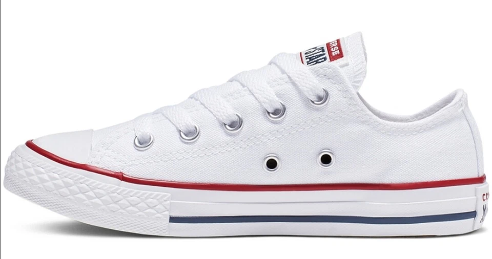 CONVERSE ALL STAR CHUCK TAYLOR SNEAKERS BASSA BIMBO/A 3J256C BIANCO - Immagine 2 di 4