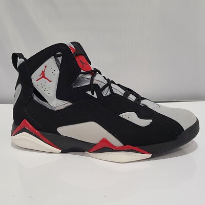 Jordan True Flight Black Varsity Red Grey Slightly Used With OG