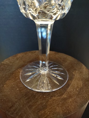 Vintage WATERFORD LISMORE Cut Crystal Claret Replacement Wine Glass-Signed 6oz. - Picture 7 of 12