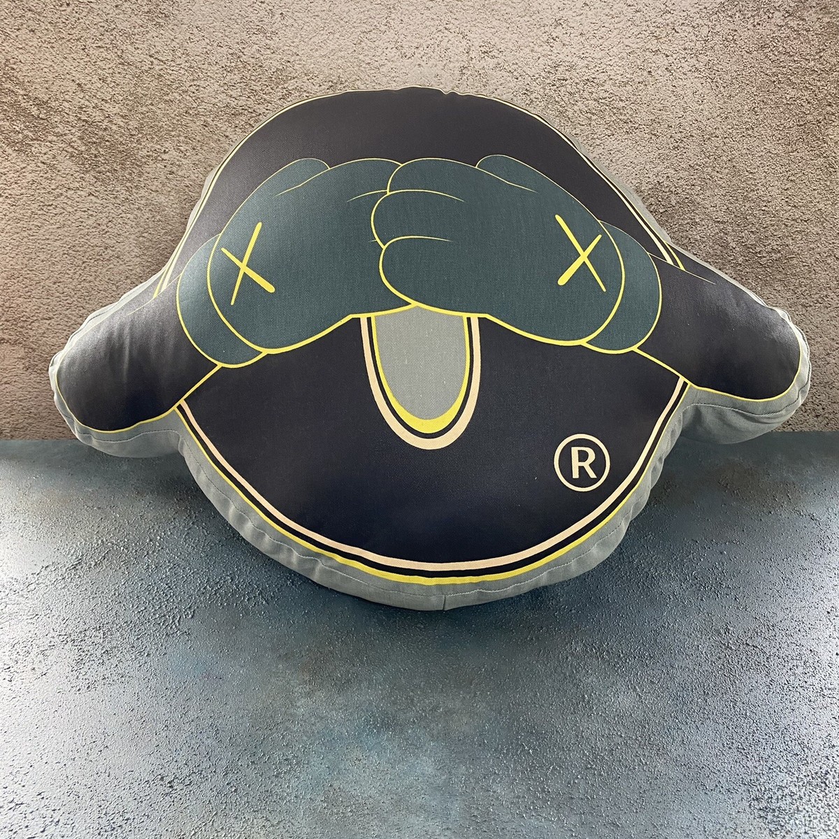 KAWS OriginalFake Cushion Pillow Rare Item JAPAN MADE