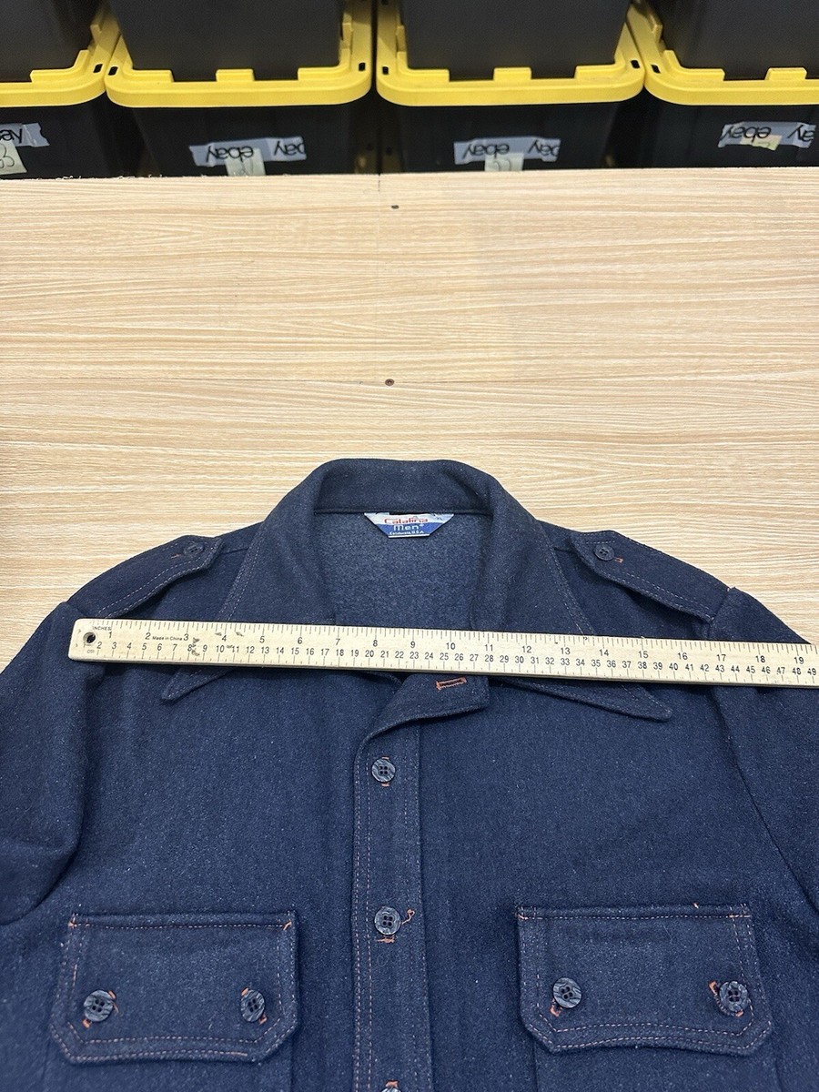 Vintage Catalina Men's Wool Button Up Jacket Size XL | eBay