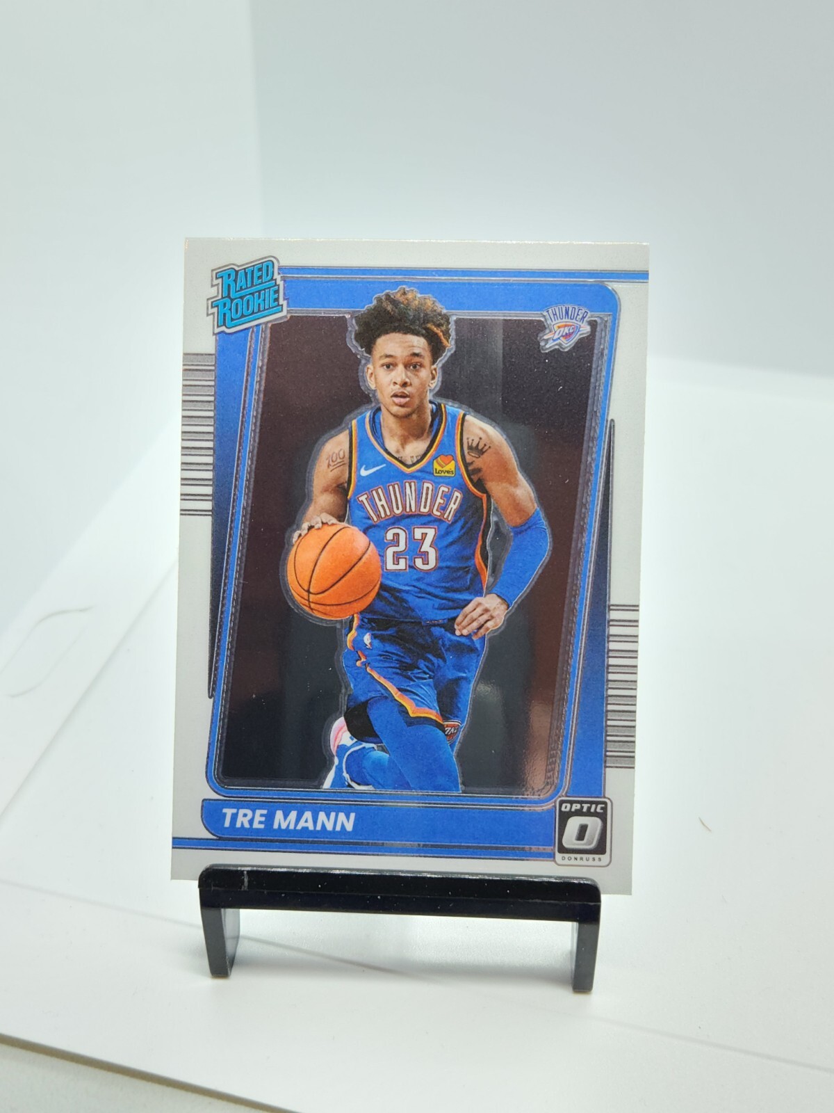 2021-22 Panini Donruss Optic Tre Mann Rated Rookie Oklahoma City Thunder #168