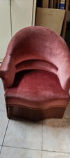 Fauteuil Crapaud Vieux Rose