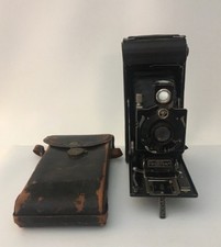 Vintage Kodak No. 2 C Series III Folding Camera With Leather Case Circa 1925