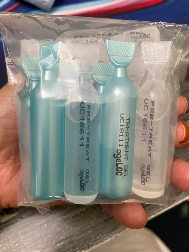 Auténtico 3 Cajas (12 PARES) Nuskin ageLOC Galvanic Spa Gel Facial NUEVO CON CAJA Foto 3 de 4