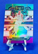 2023-24 Panini Select SP Green White Purple Prizm Victor Wembanyama #87 RC SPURS