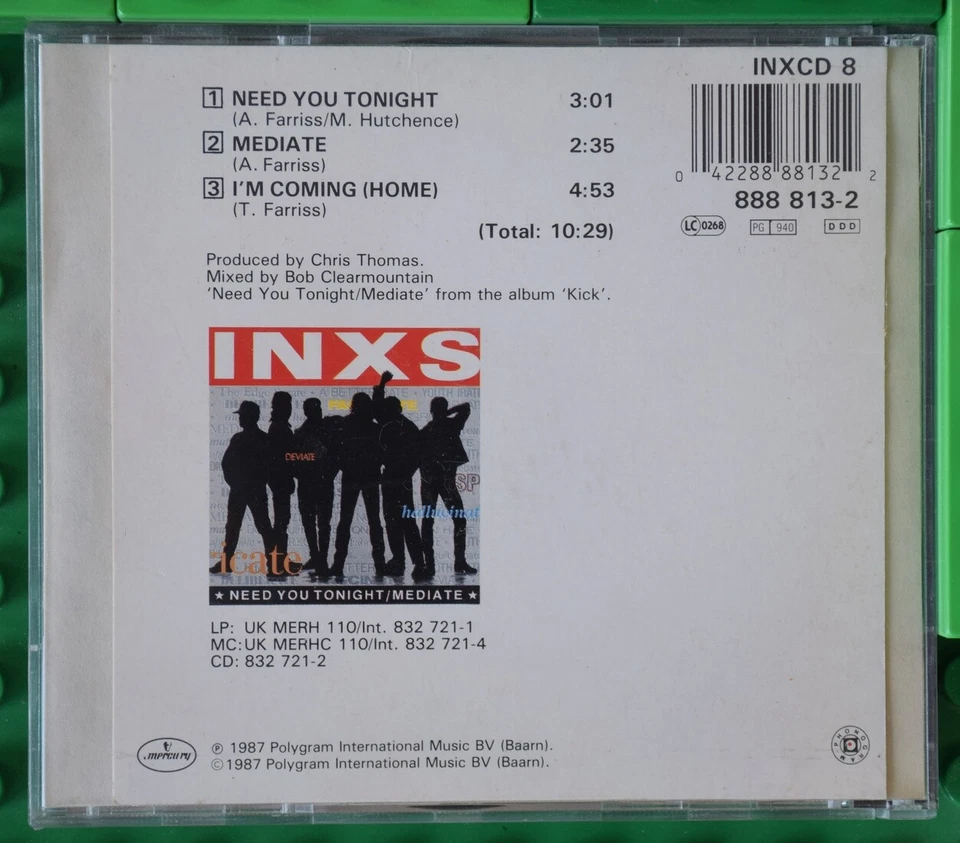 INXS - Need You Tonight - CD Maxi-Single - Mercury - 1987 - Bild 2 von 4