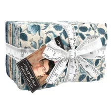 SACRE BLEU 34 Fat Eighths Moda QUILT Fabric French General blue indigo 13970F8