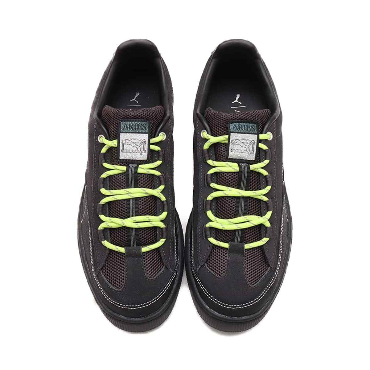 国内配送 PUMA SUEDE HP ARIES ARISE BLACK/FLAT DARK GRAY Puma Suede Hp Aries Arise Puma Black-Flat Dark Gray 399347