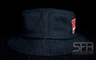 SUPREME UNIVERSITY CRUSHER HAT BLACK RED MEDIUM LARGE BOX LOGO WORLD FAMOUS SS15