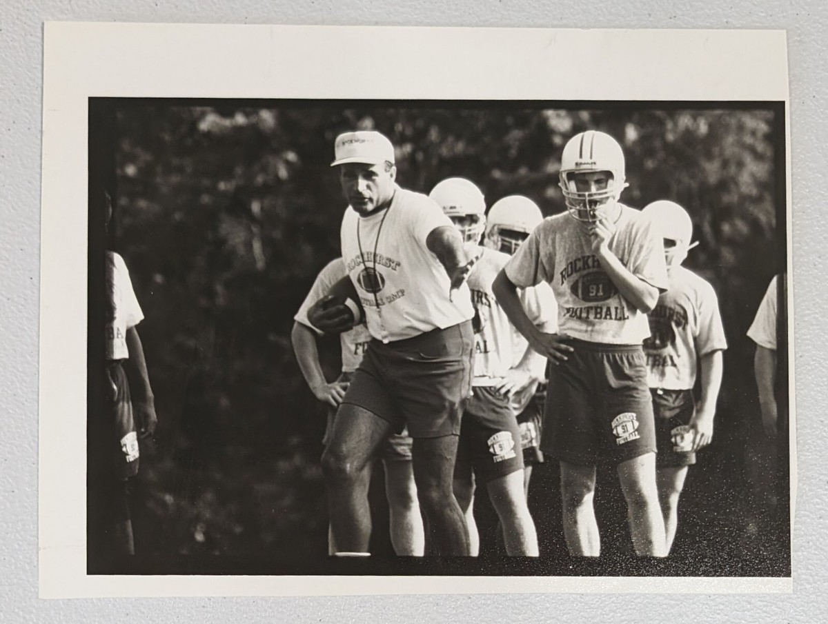 Coach Tony Severino Rockhurst High School MO Football 1991 Type  photo