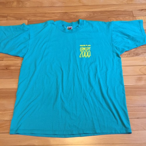 Vintage Toys R Us Concept 2000 Emoloyee Uniform Shirt 1999 Sz XL Toy