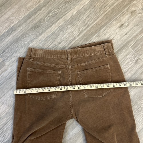 Talbots Flawless Five/5-Pocket Petites Straight Women's Corduroy Pants, 8P Camel - Picture 8 of 8