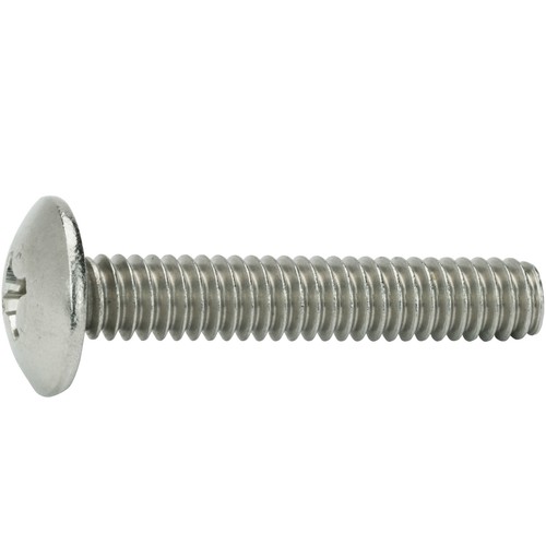 Tornillos de máquina Phillips Truss Head 6-32 x 1" acero inoxidable 18-8 cantidad 100 - Imagen 3 de 7