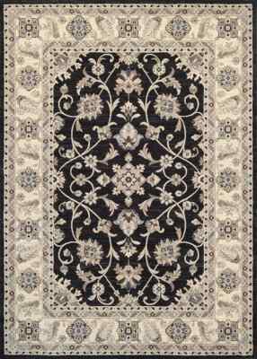 Couristan Everest 8972 3363 Rosetta Ebony Rug