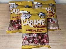 3 Bags Goetze  s Candy Co. Original Caramel Creams 4oz