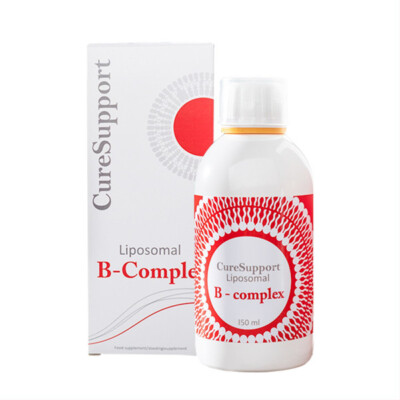 CURESUPPORT Liposomales Vitamin B-Komplex 150 ml Für Müdigkeit & Nervensystem