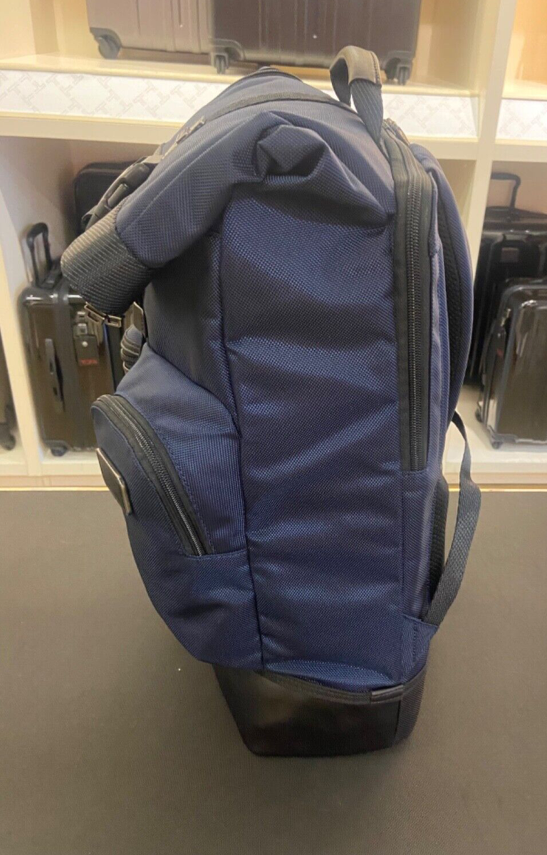 TUMI cypress roll top bag ネイビー NEW Tumi Cypress Roll Top 19.0” Ballistic Nylon Backpack - NAVY