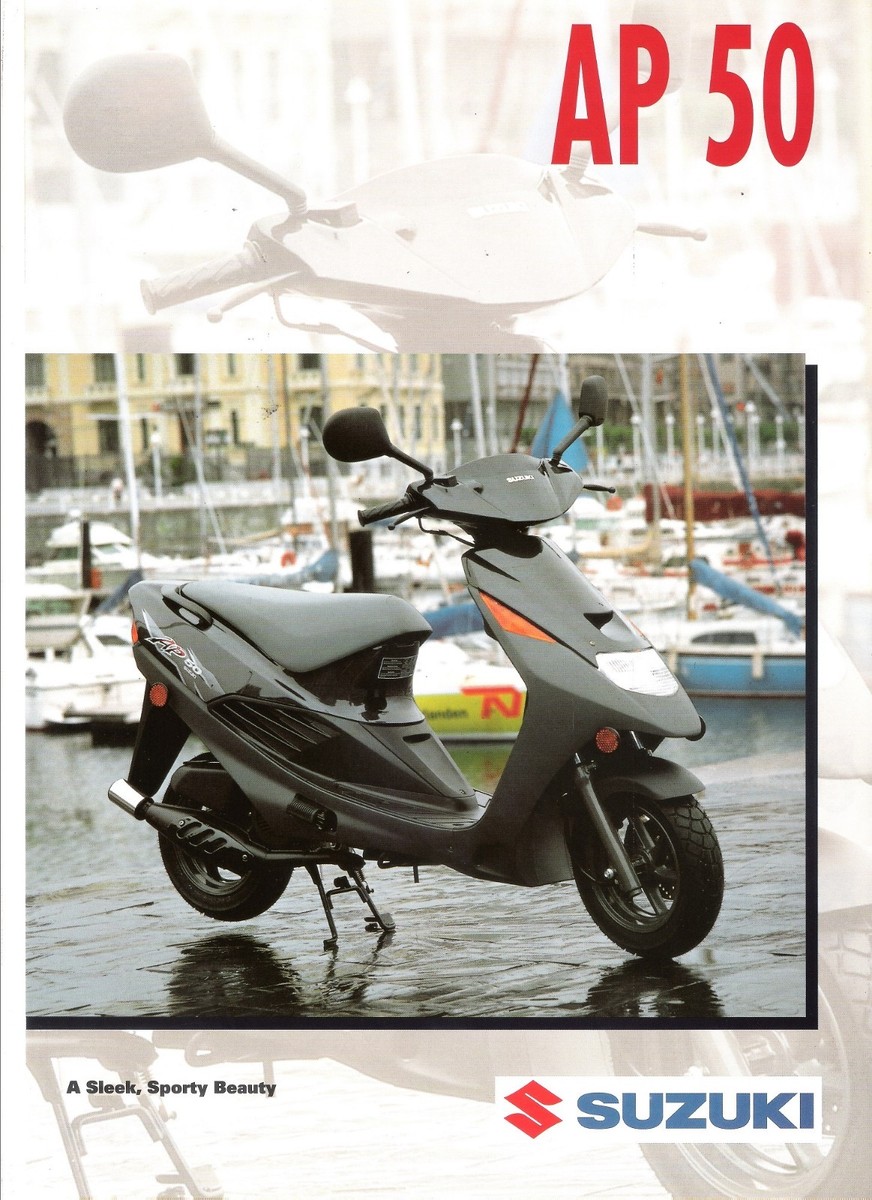 Suzuki AP50 GB Sales Brochure 50cc Moped
