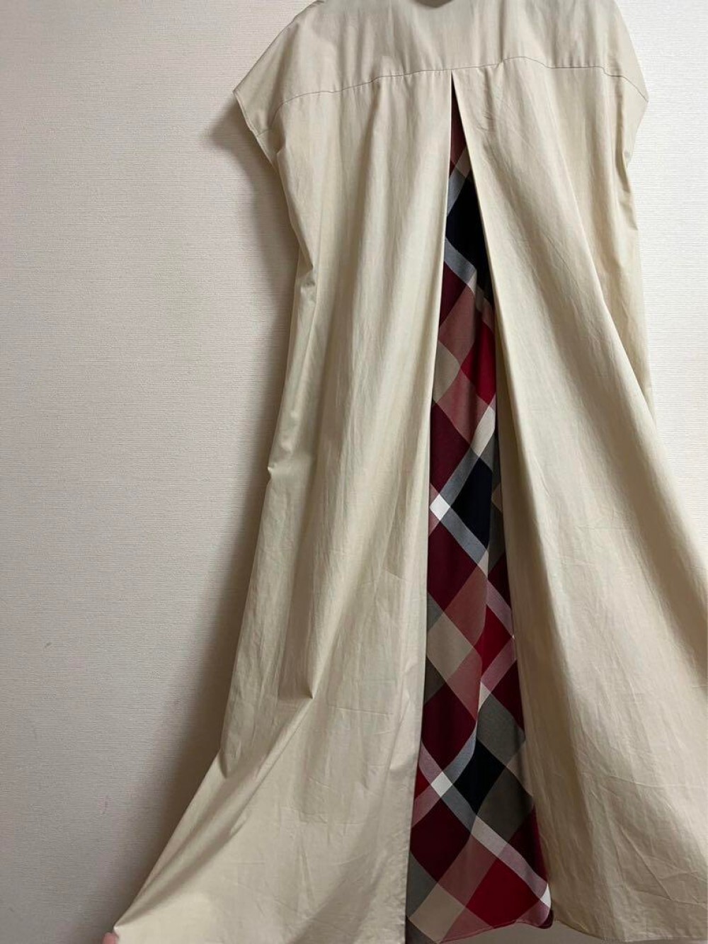 Blue Label Crestbridge Sleeveless shirt long dress from Japan