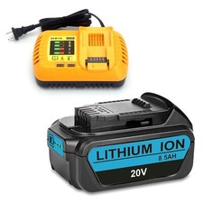 20V 8.5Ah Battery for Dewalt 20Volt MAX XR Lithium DCB208-2 8Ah Battery Charger