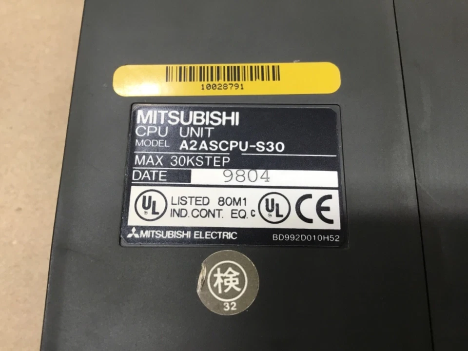 Mitsubishi Melsec A2ASCPU-S30 CPU Unit A2AS #50B27 - Image 2 of 4