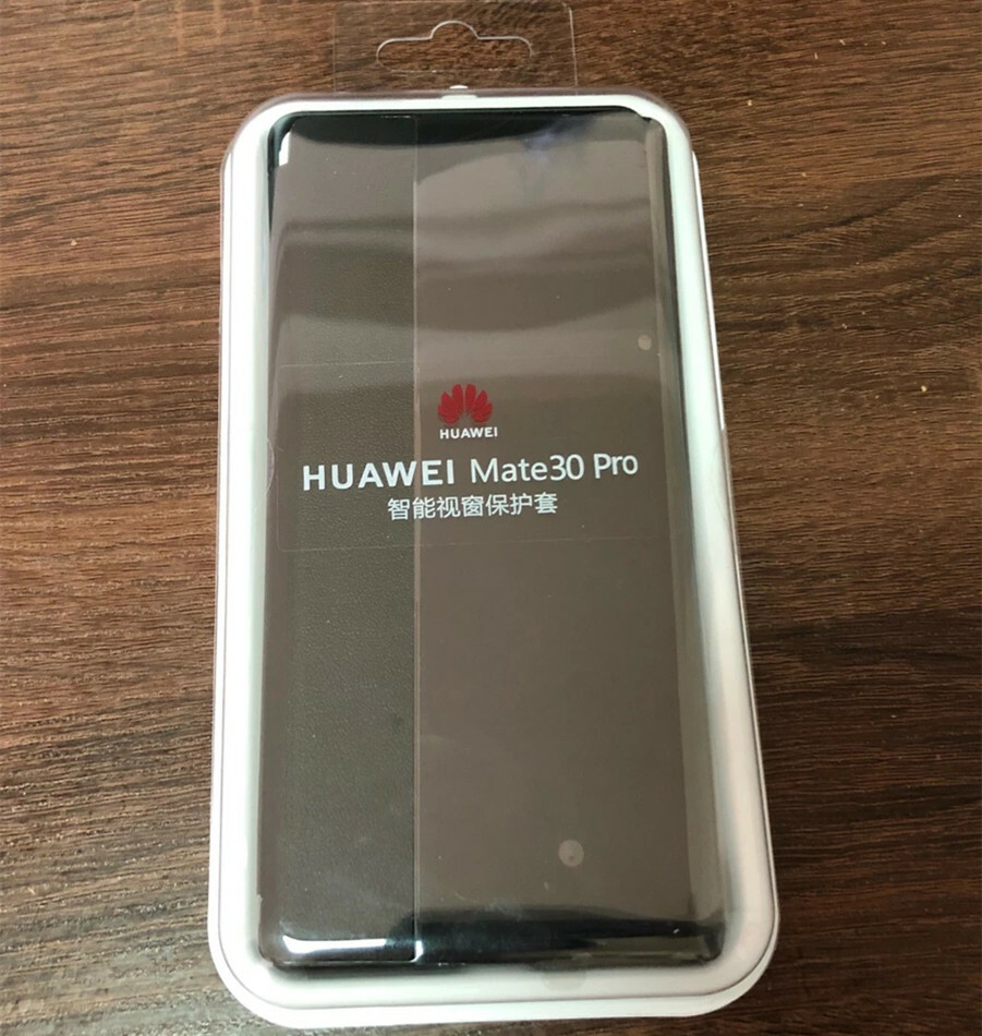 Original Case For HUAWEI Mate30 Pro Smart View PU Leather Flip Cover  -Unopened
