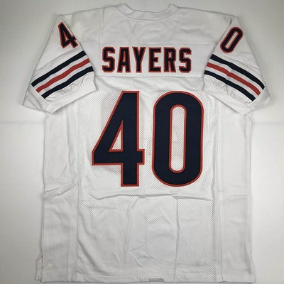 gale sayers white jersey