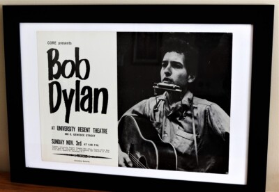 1963 BOB DYLAN SYRACUSE CONCERT POSTER (CORE) EXTREMELY RARE