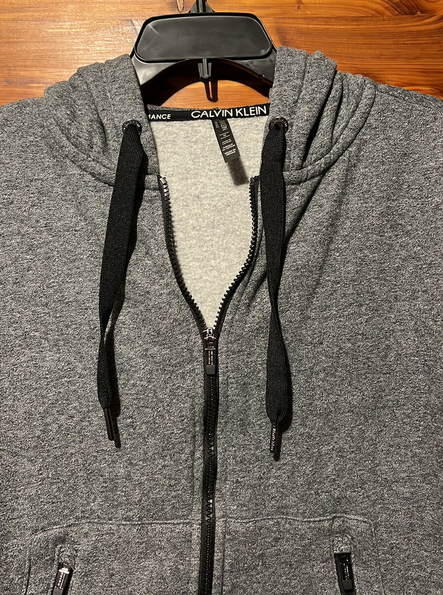 grey calvin klein performance jacket - image 2