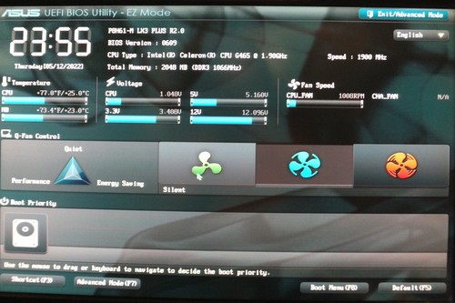 ASUS P8H61-M LX3 PLUS R2.0 LGA1155 Intel Motherboard +CPU 1.80GHz +RAM 2Gb +I/O - Picture 5 of 10