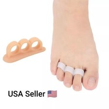 1 Pair Silicone Gel Hammer Toe Straightener Corrector Feet Curled Toes Forefoot