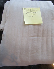 West Elm Flax European Linen full queen duvet platinum New wo tag