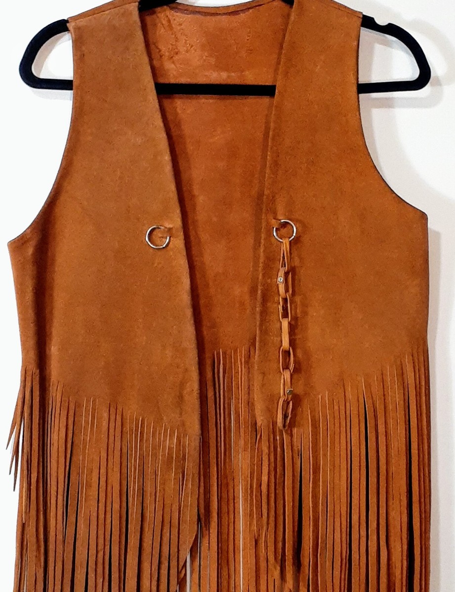 トップス NINE Fringe leather vest s-l1200.jpg