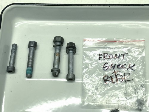 BMW K1200S Front Rear Shock Absorber Federbein Bolts Schrauben (5) 06' K1200 S