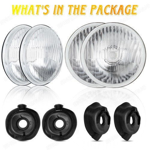 4pcs 5.75 5-3/4 Inch H4 9003 Led Headlights High Low Beam For Ford Gran Torino - Picture 9 of 21