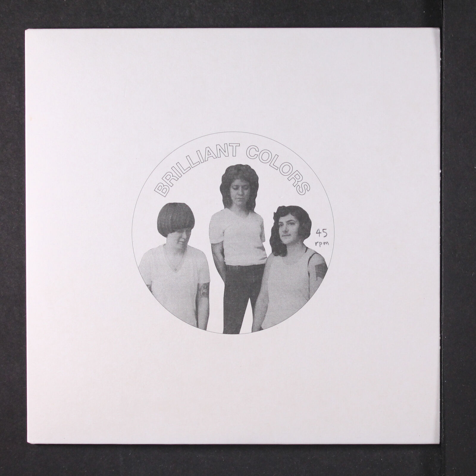 BRILLIANT COLORS: never mine / kissing's easy SLUMBERLAND 7" Single 45 RPM