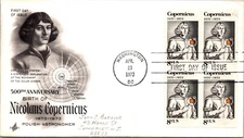 FDC 1973 SC #1488 Artcraft Cachet - Washington DC - Block Of 4 - J4751