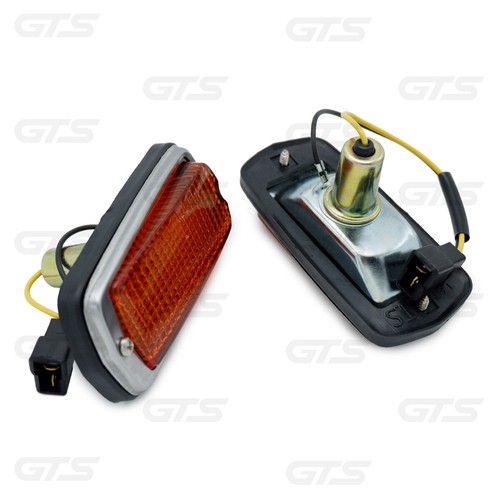 Juego de lámparas marcadoras laterales rojo + ámbar para Nissan Datsun 510 120Y 280Z B210 1968 1973 - Imagen 7 de 10