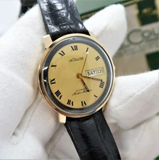LeCOULTRE, Master Mariner, Day/Date 14K Solid Case Auto w/BOX MEN'S WATCH R19-06