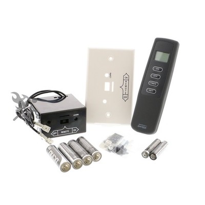 SkyTech Fireplace Remote Control 1001T LCD A Black Open Box New Other Timer LCD