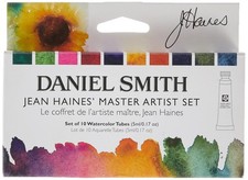 Watercolor, 5ml tubes, Jean Haines Master Artist Set 10 Watercolor Tubes tot...