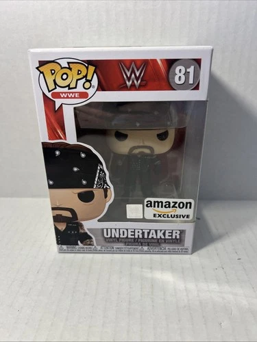 Funko Pop! Vinyl: WWE - Undertaker - Amazon (Exclusive) #81 With Protector