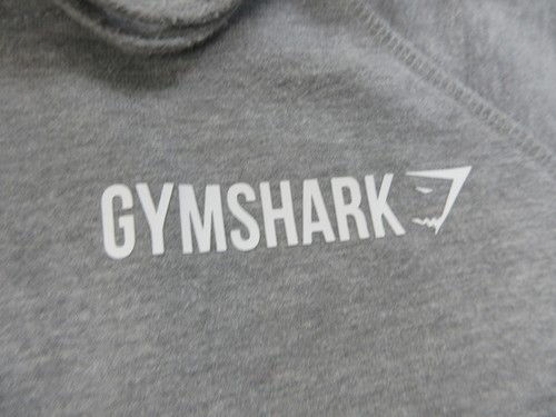 Gymshark Hoodie Mens Medium Gray Pullover Sweatshirt Kangaroo Pocket Athletic - Picture 4 of 15
