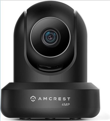 Amcrest 4MP ProHD Indoor WiFi Security IP Camera Pan/Tilt Two-Way Audio Warranty