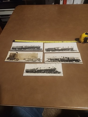 #ad Railroad Train Real Photos Lot Of 5 Erie Lackawanna Free Shipping 7X3 BW $12.99