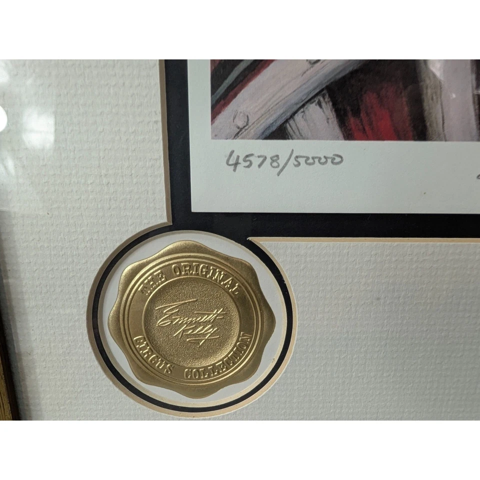 Remember When (Leighton Jones) Emmett Kelly Circus Collection 4578/5000 17"x14" Foto 4 de 4