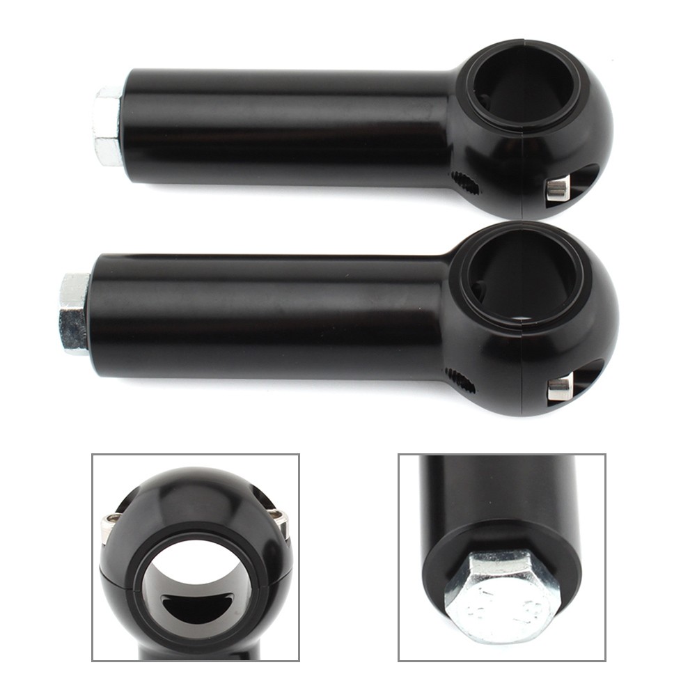 4'' Handlebar Clamp Riser Rise Bar For Harley Davidson Cruisers Choppers