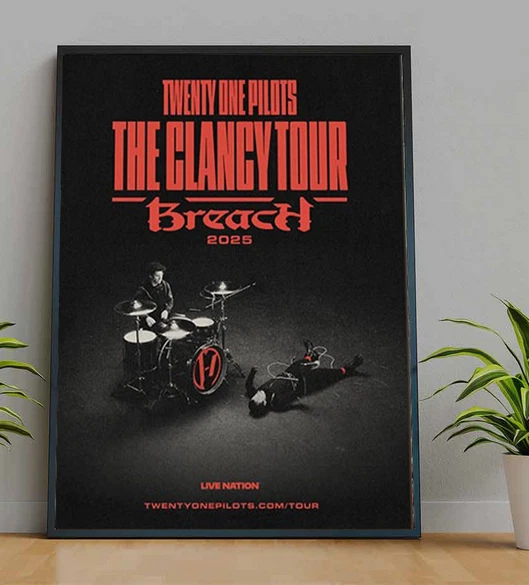 Twenty One Pilots The Clancy Tour Breach 2025 Official Poster